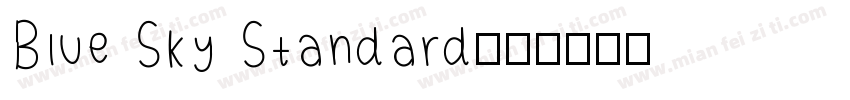 Blue Sky Standard字体转换